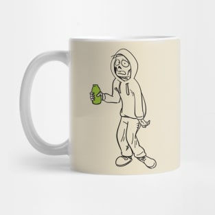 Zombie With A Drink Mug